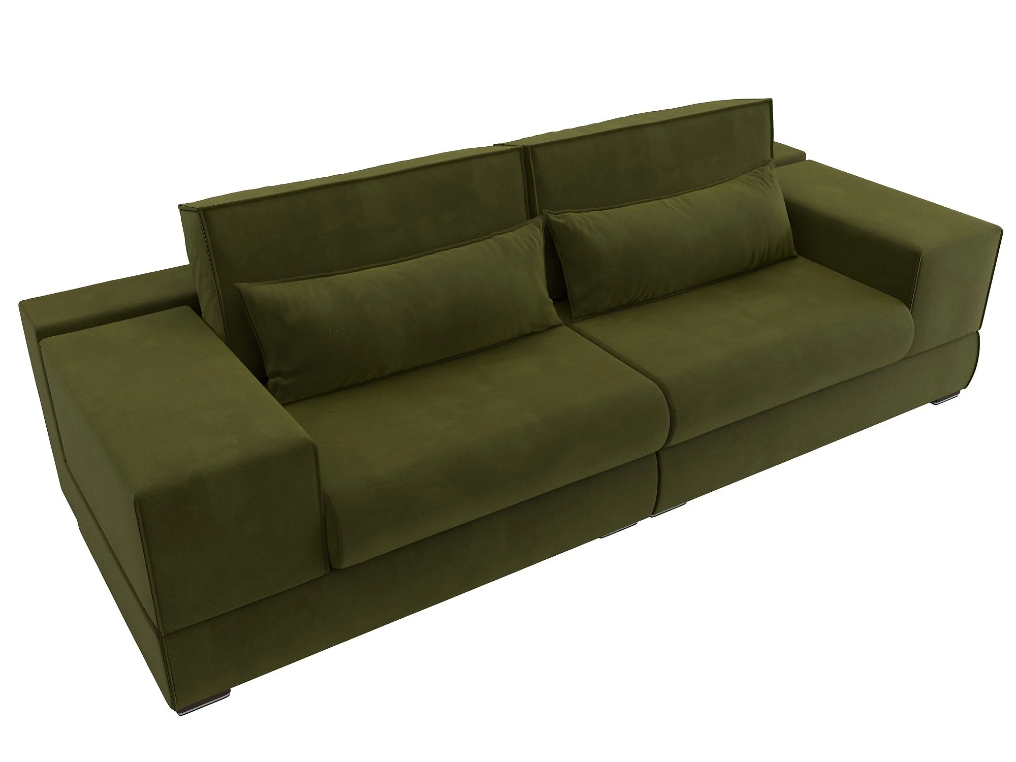 зеленый диван Лига-037 Дизайн 5