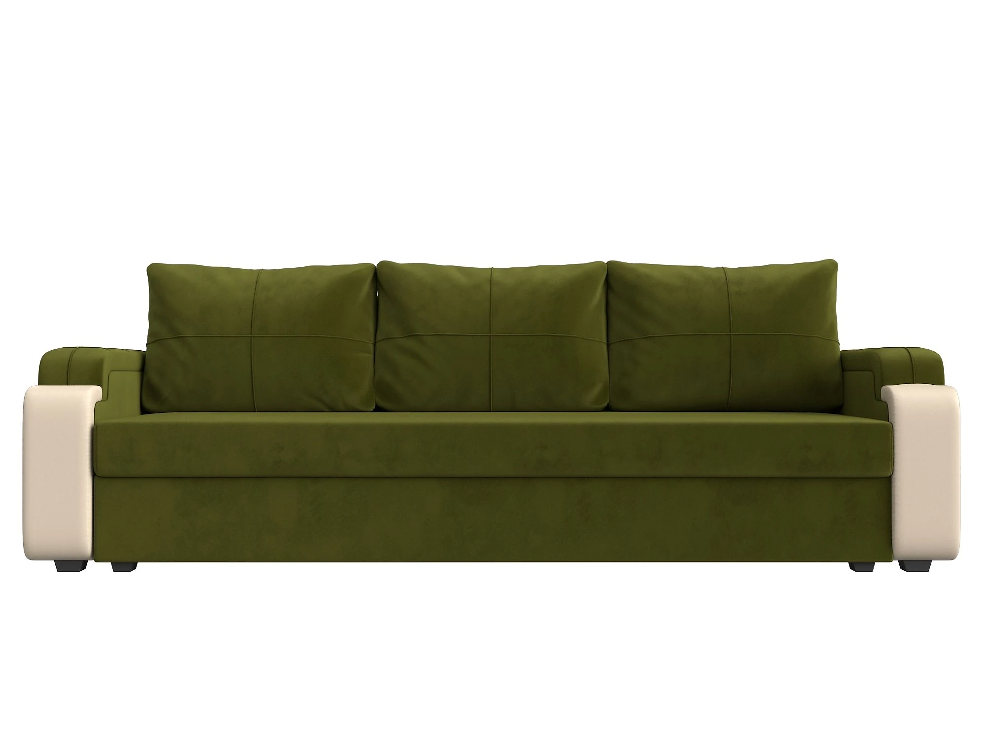 Прямой кожаный диван Николь Лайт Дизайн 4