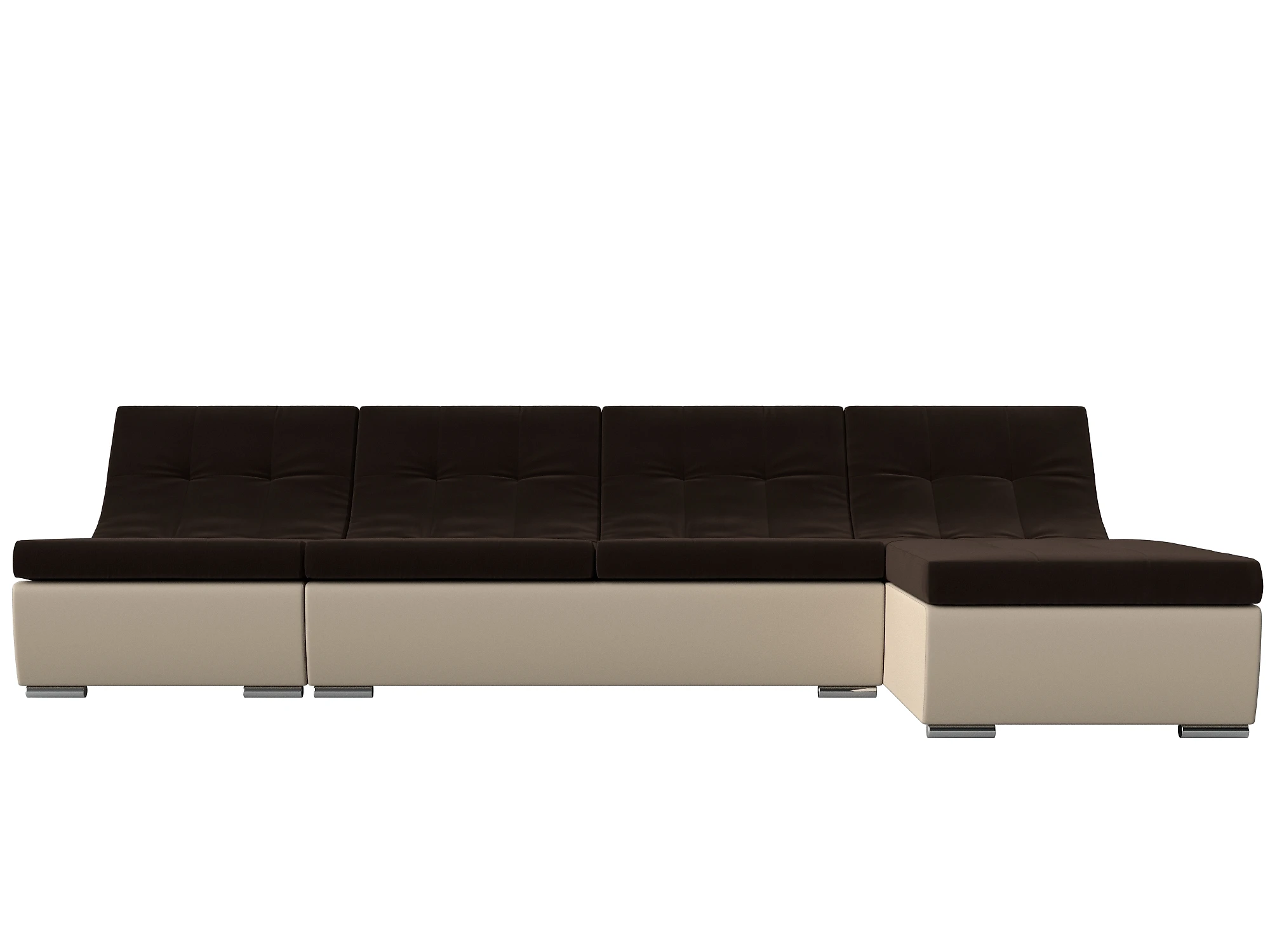 Угловой диван без подушек Монреаль Дизайн 2
