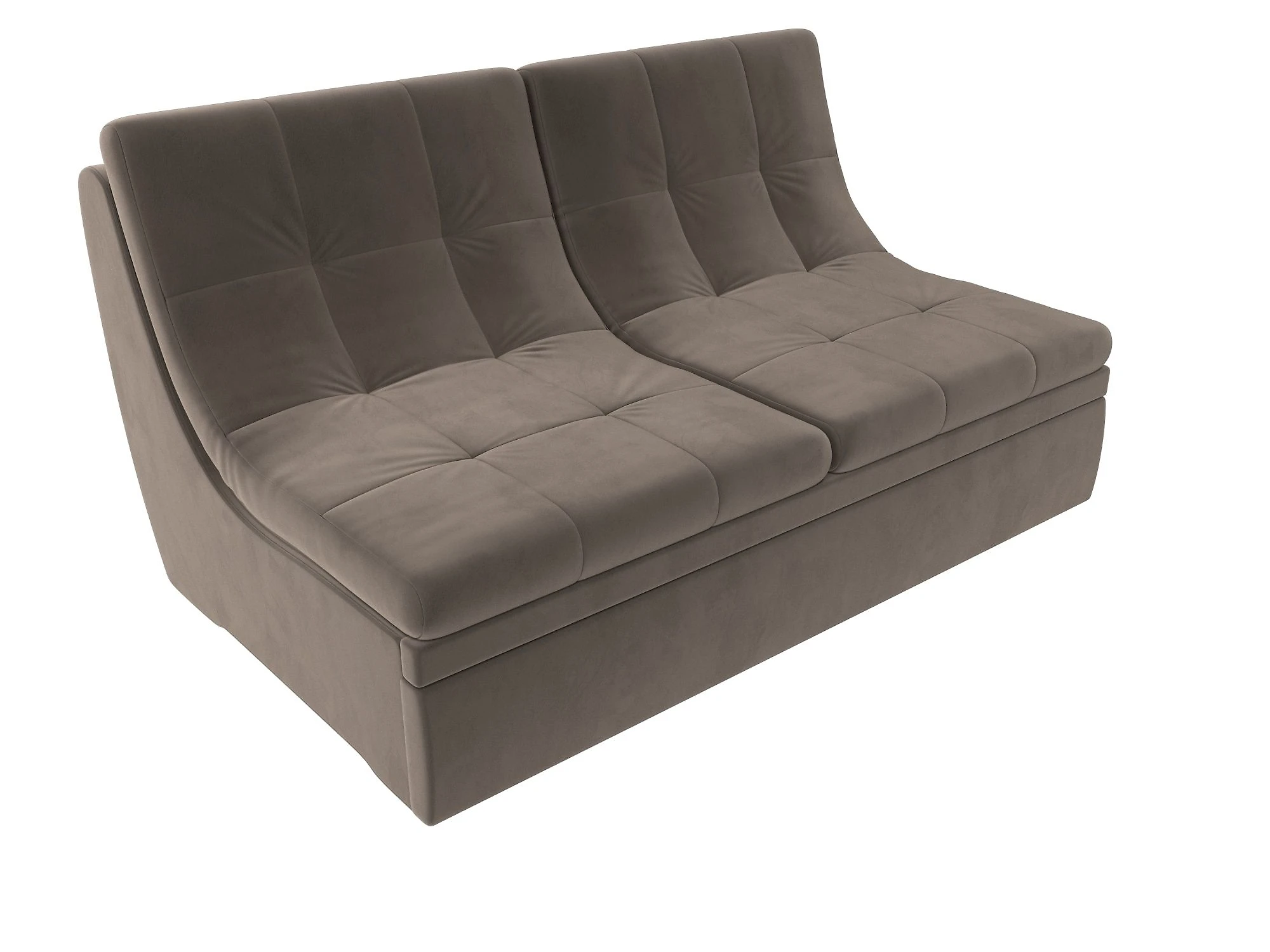  угловой диван с оттоманкой Холидей Плюш Дизайн 4