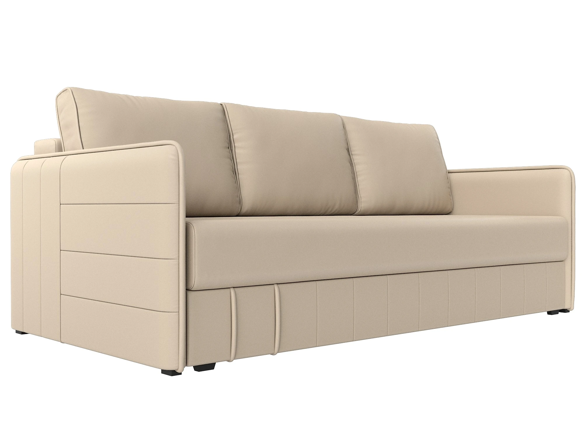Маленький кожаный диван Слим НПБ Дизайн 12