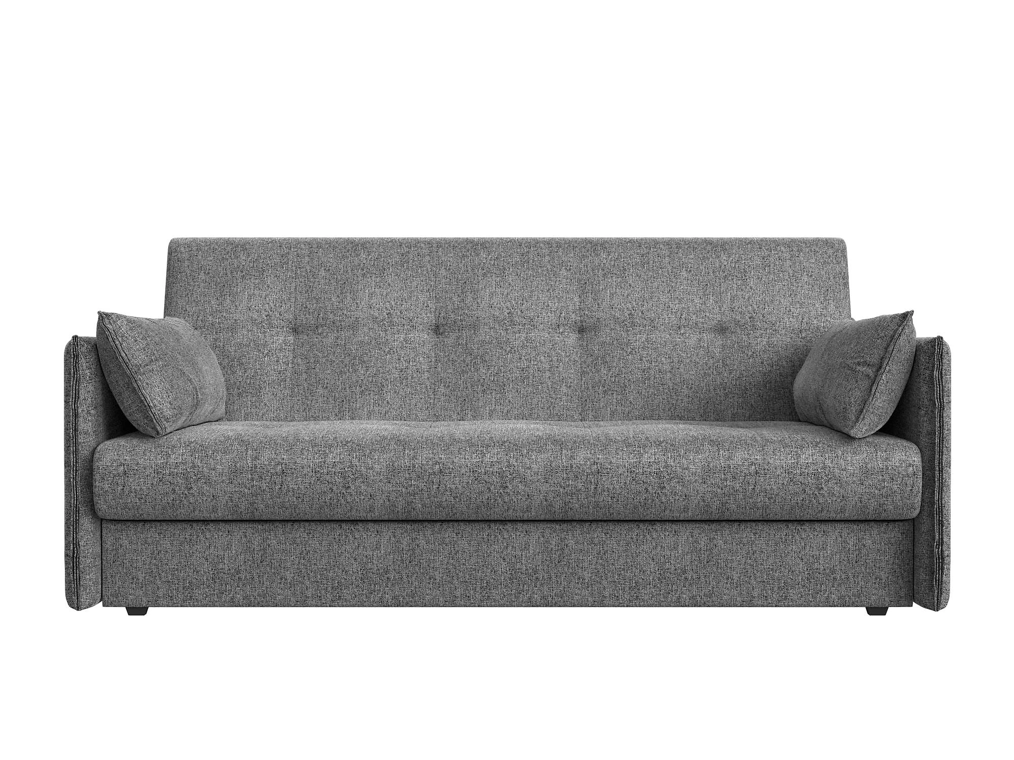 Прямой диван серого цвета Лига-018 Кантри Дизайн 5 книжка