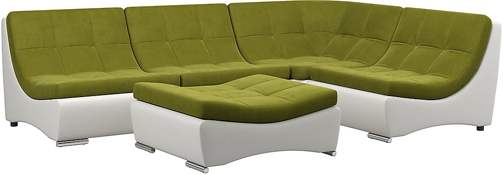 Угловой диван для офиса Монреаль-6 Свамп