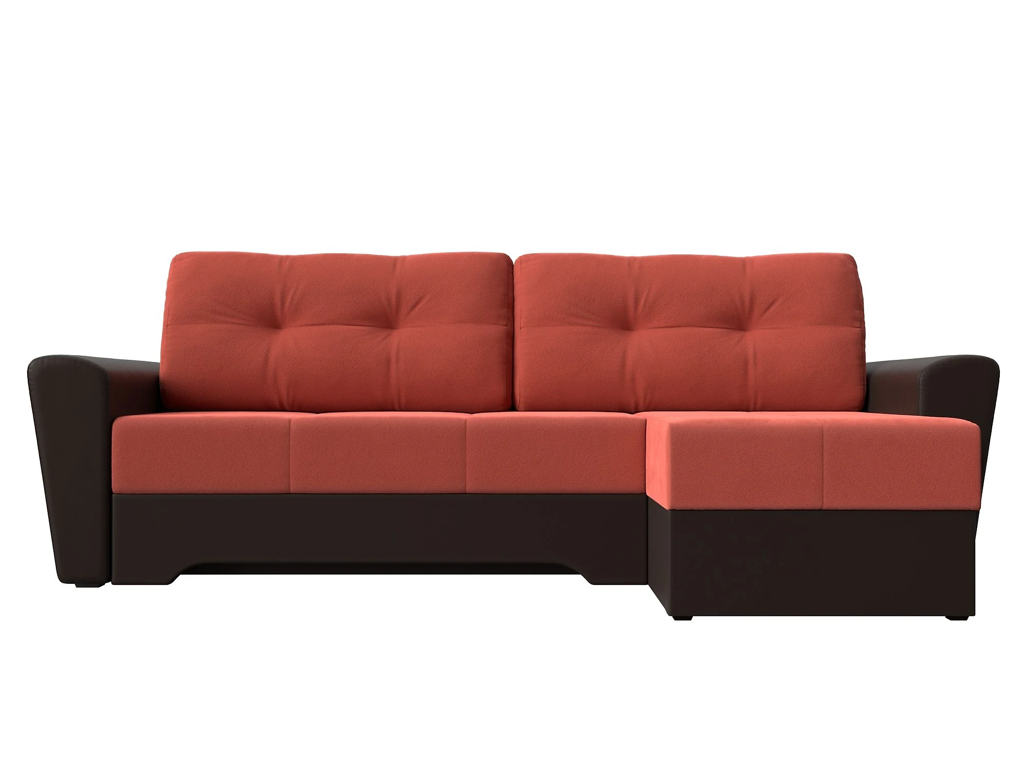 Угловой диван красный Амстердам Дизайн 39