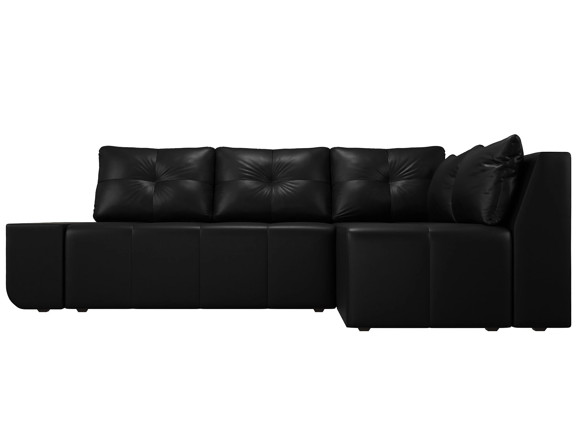 Черный диван еврокнижка Амадэус Дизайн 12