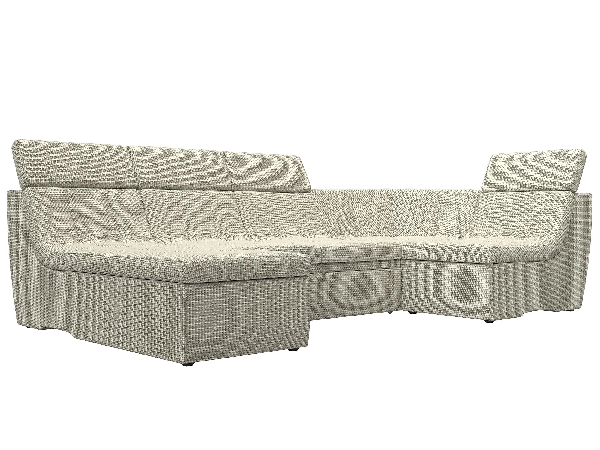 Модульный диван с оттоманкой  Холидей Люкс-П Дизайн 13