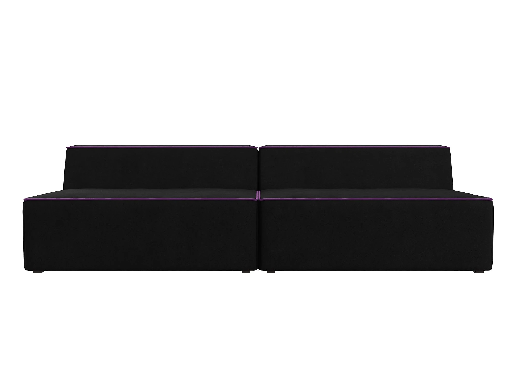 Чёрный модульный диван Монс Дизайн 18