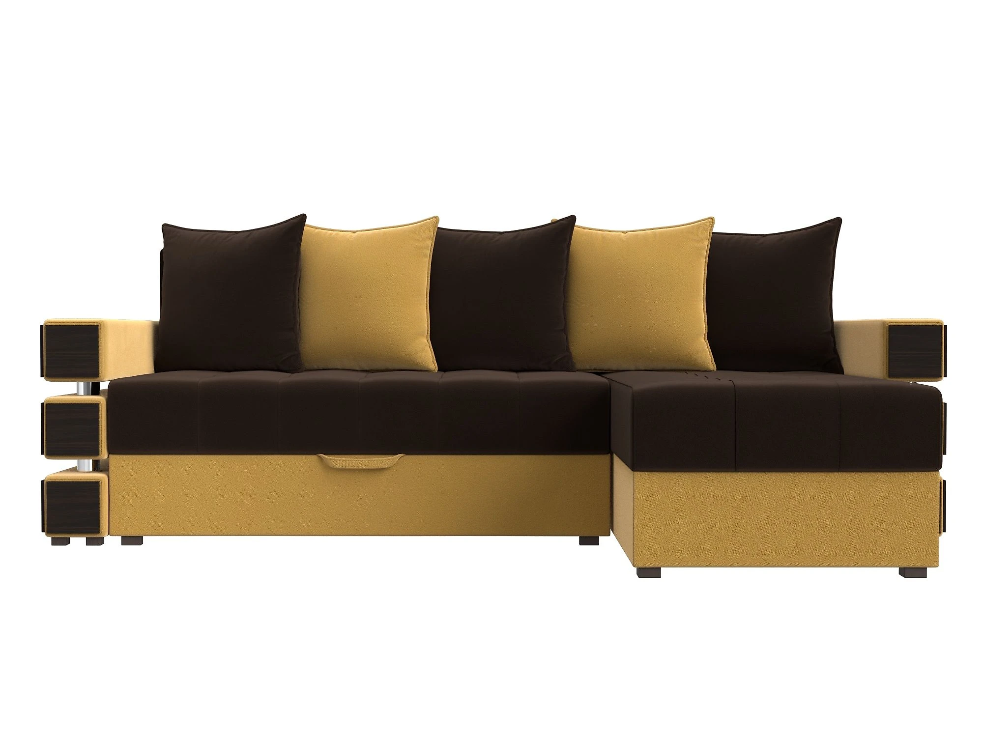 Жёлтый угловой диван  Венеция Дизайн 19
