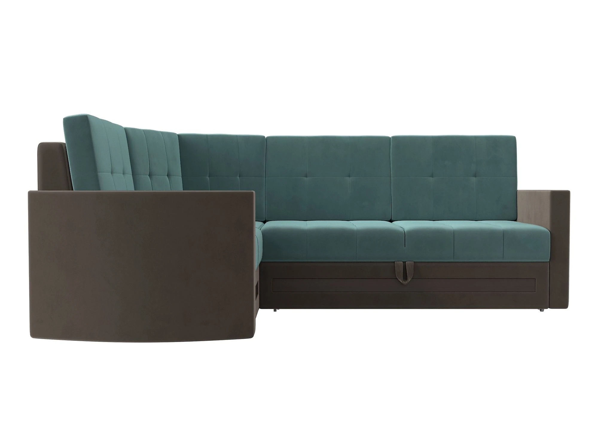 Угловой диван на деревянном каркасе Белла Плюш Дизайн 4
