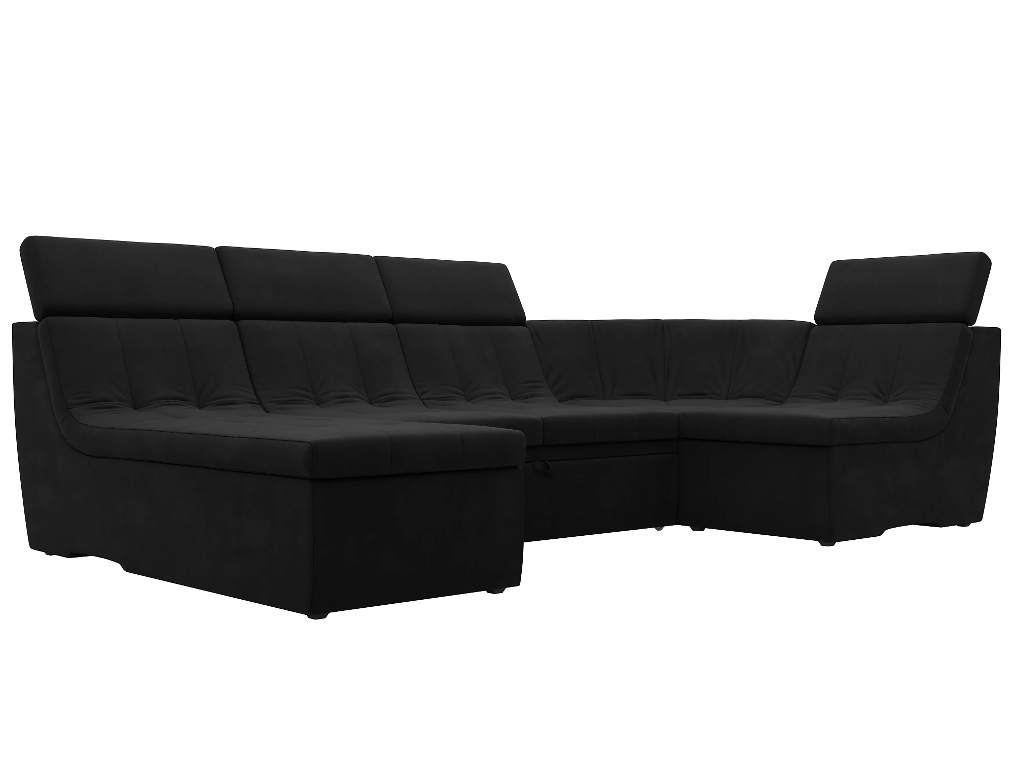 Модульный диван с оттоманкой  Холидей Люкс-П Дизайн 8