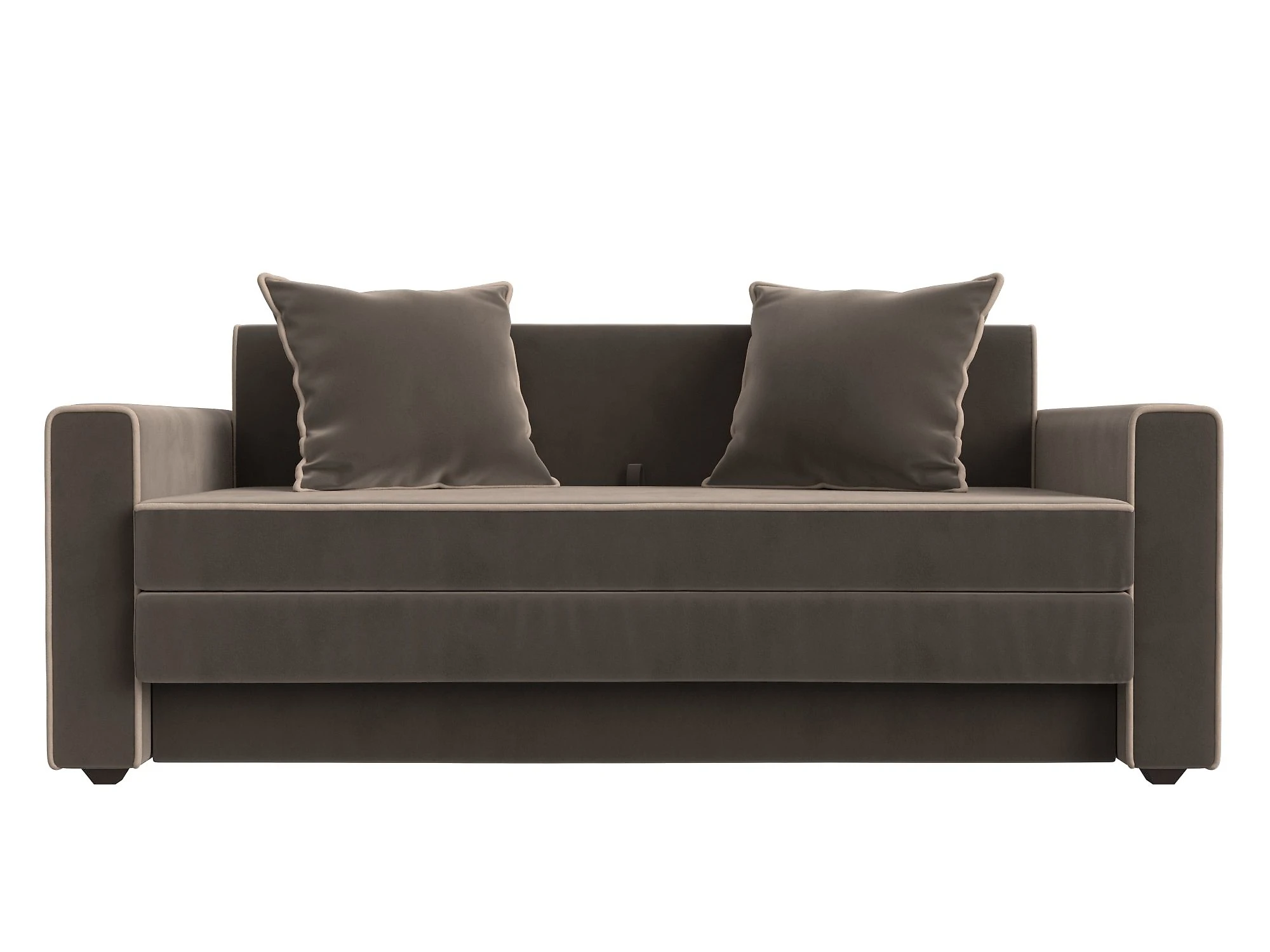 Прямой диван с механизмом аккордеон Лига-012 Плюш Дизайн 13