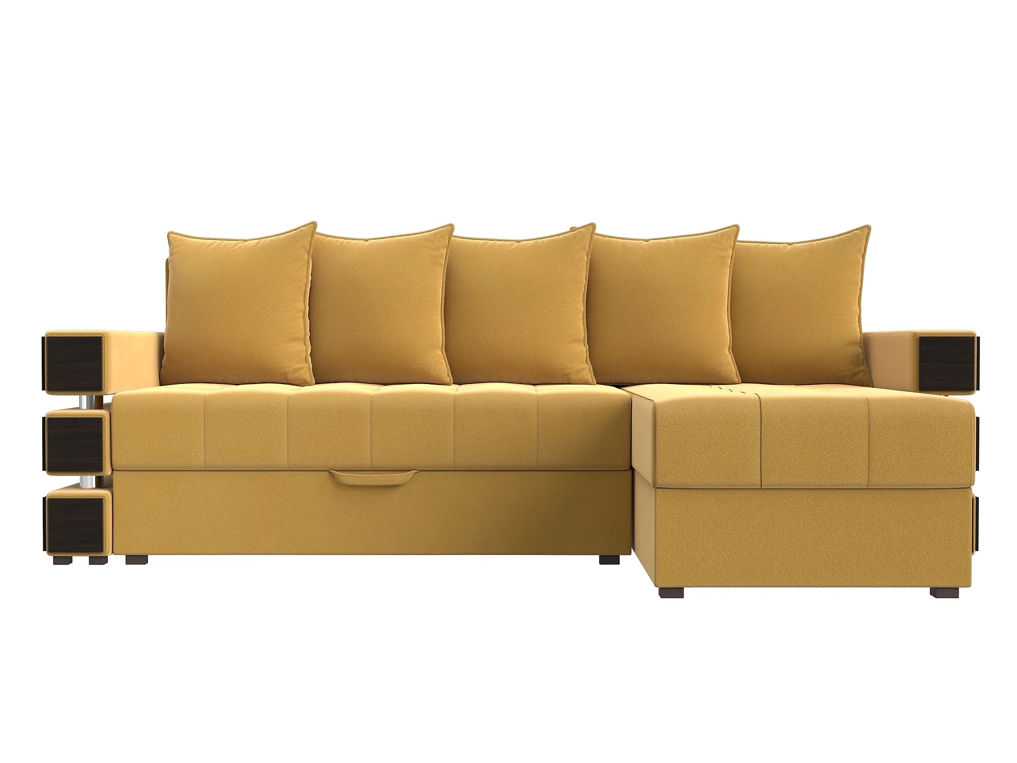 Жёлтый угловой диван  Венеция Дизайн 15