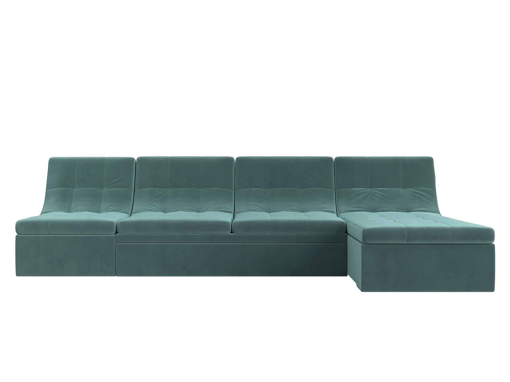 Угловой диван с креслом Холидей Плюш Дизайн 2