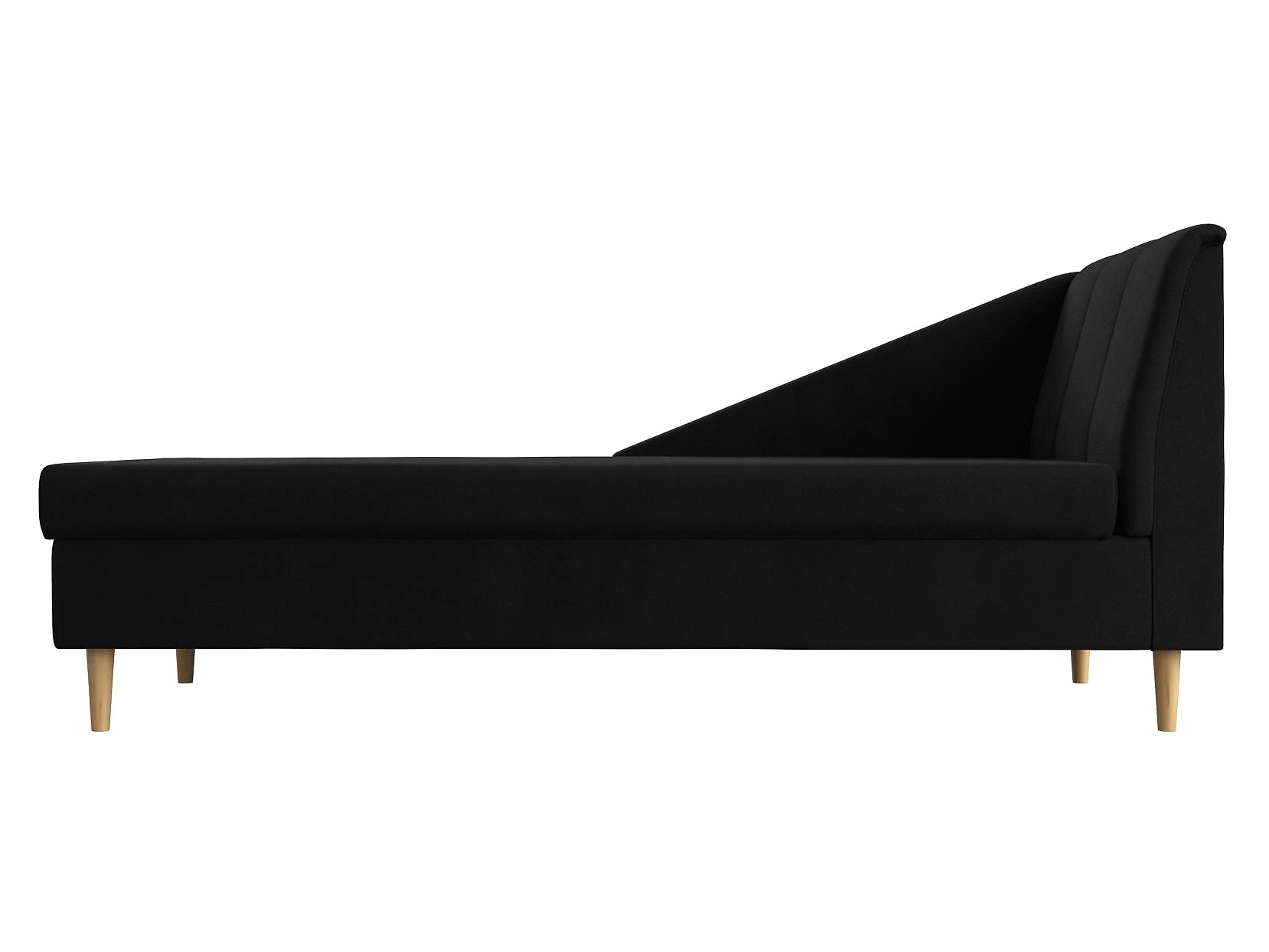 Чёрный диван Астер Дизайн 5