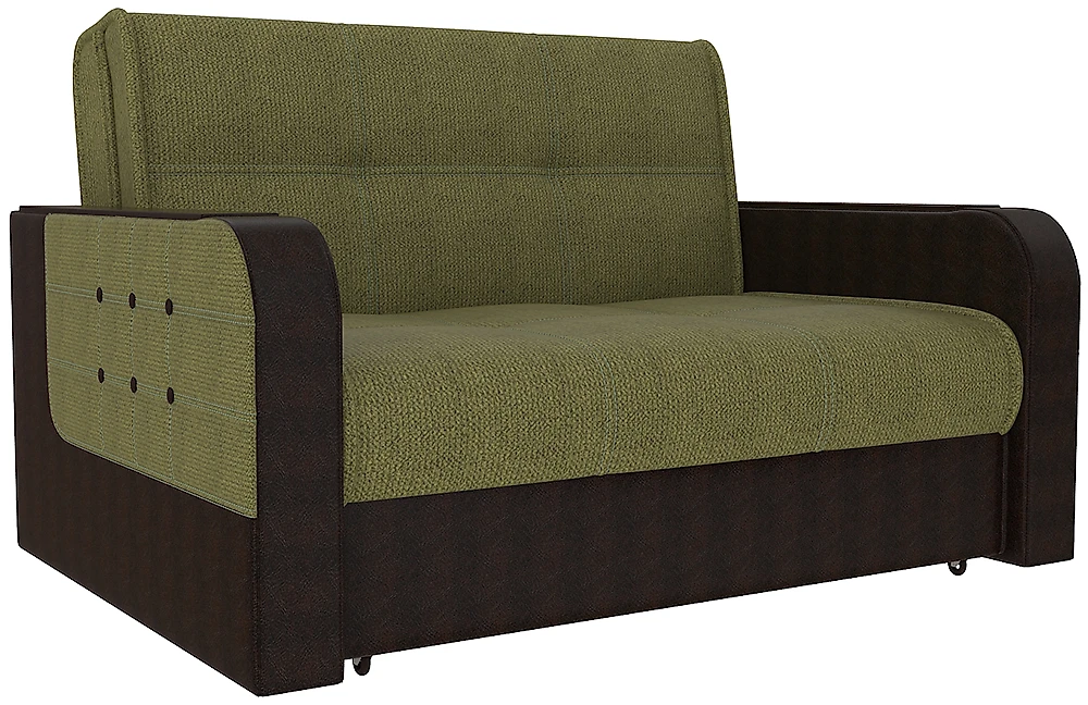 Прямой диван в классическом стиле Ришелье Венге Грин