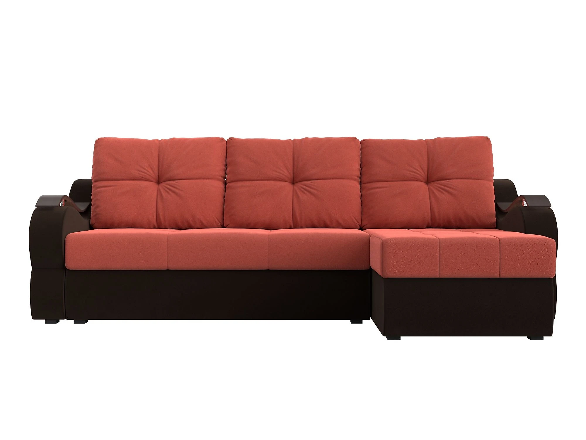 Угловой диван красный Меркурий Дизайн 21