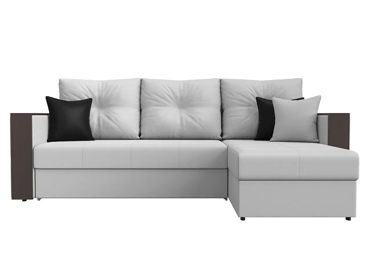 Белый угловой диван Валенсия Дизайн 2