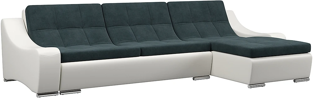 Модульный диван с оттоманкой  Монреаль-8 Индиго