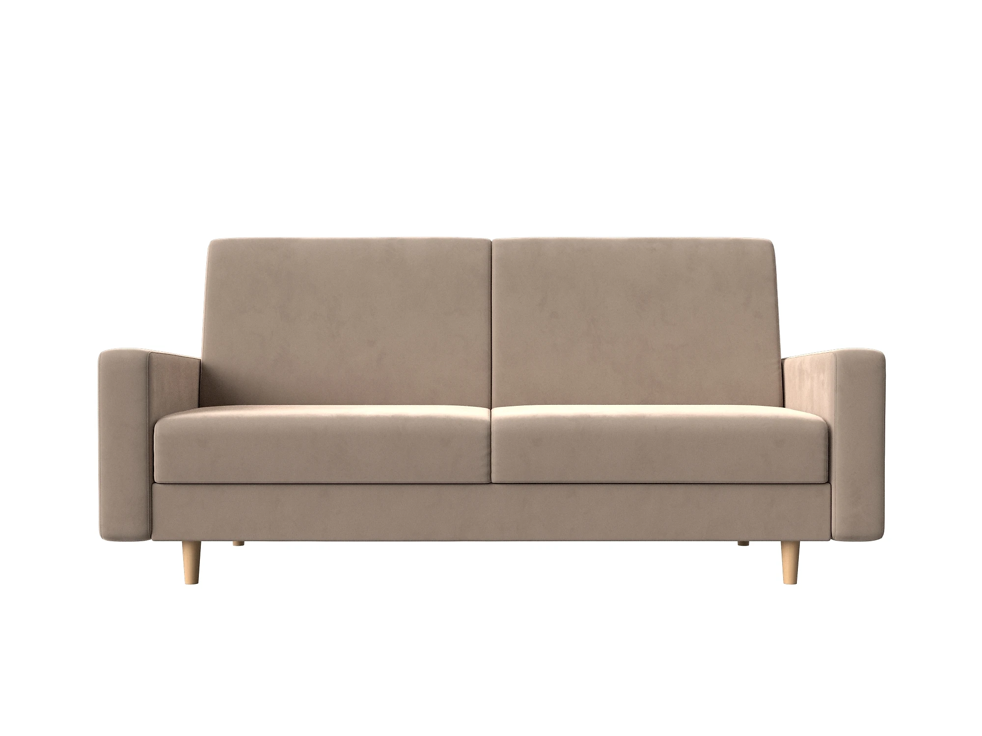 Бежевый диван-кровать Бонн Плюш Дизайн 1 книжка