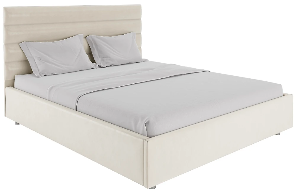 Кровать двуспальная 160х200см Левита с подъемным механизмом Плюш Дизайн 1