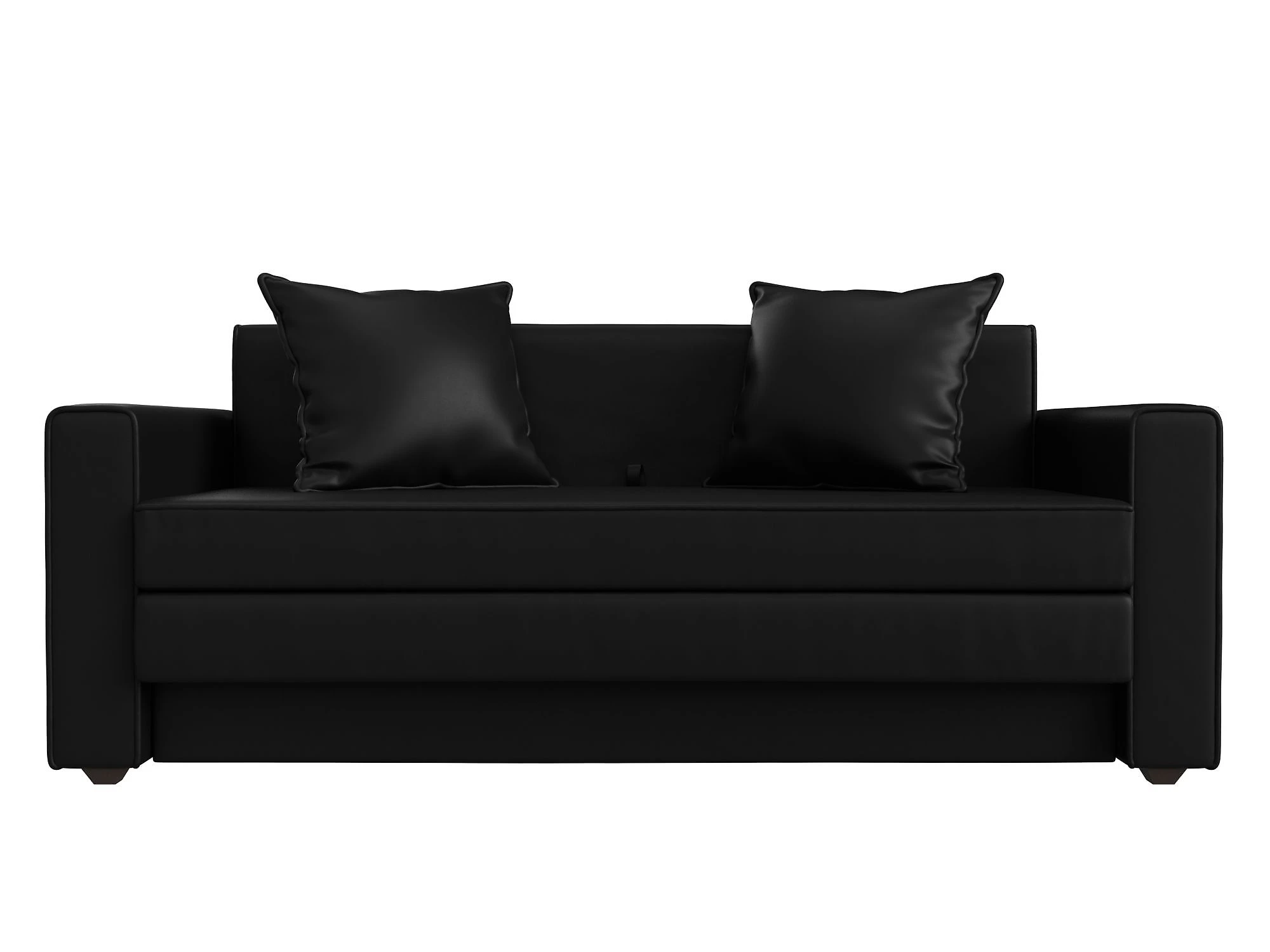 Чёрный диван Лига-012 Дизайн 25