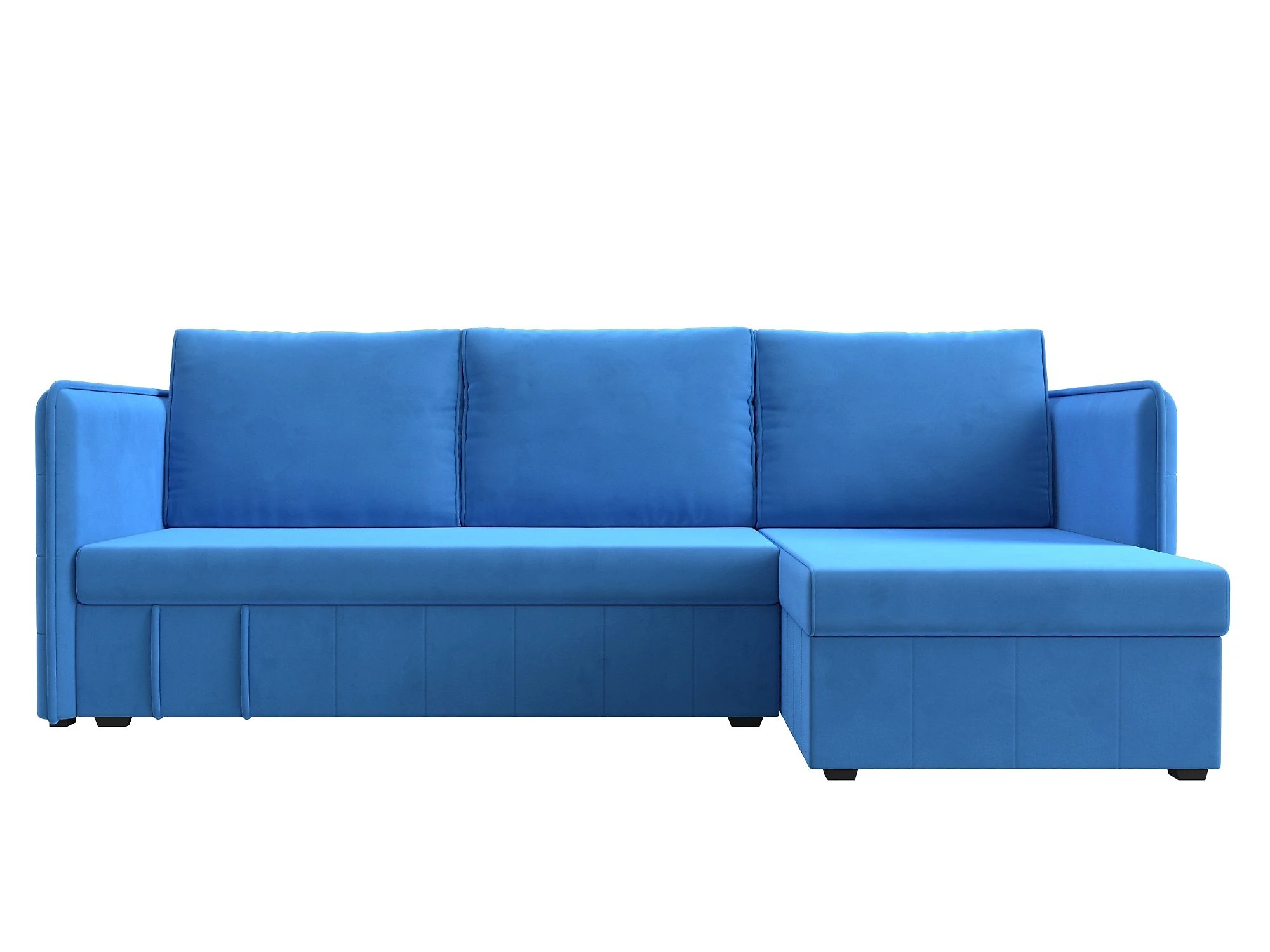 Угловой диван 210 см Слим Плюш Дизайн 7