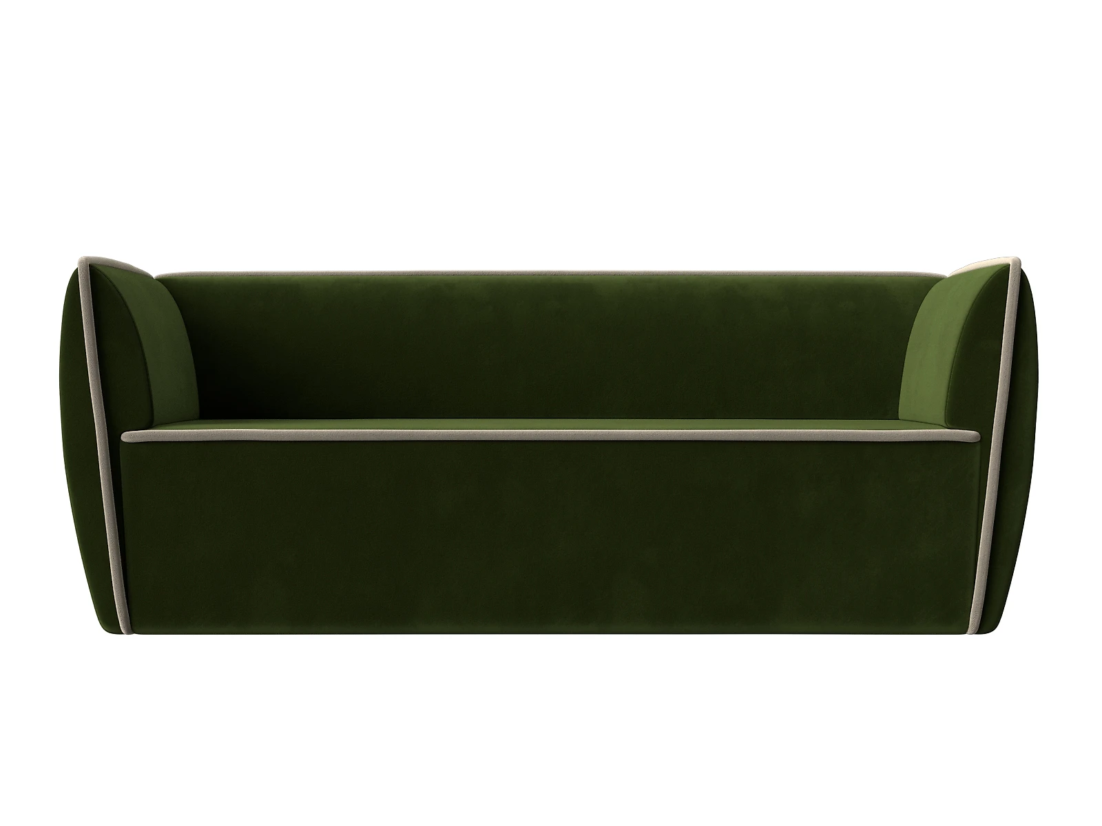 Узкий прямой диван Бергамо-3 Дизайн 10