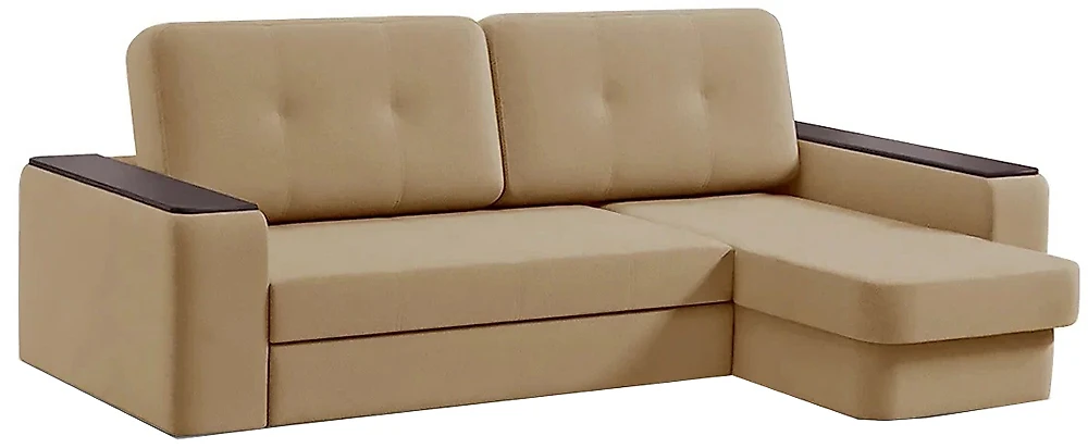 Угловой диван с механизмом книжка Арго Какао