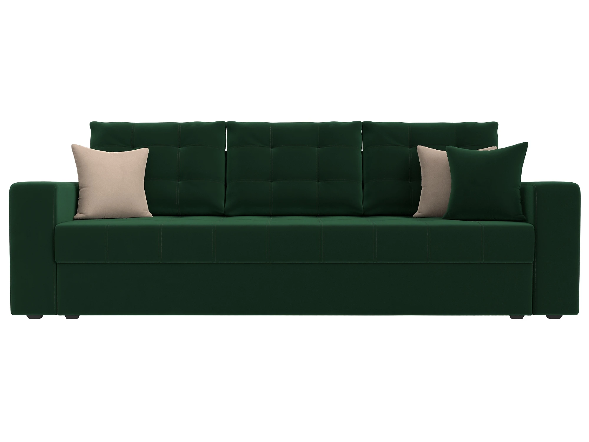 диван зеленого цвета Ливерпуль Плюш Дизайн 4