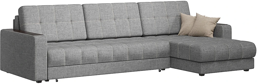 Угловой диван с независимым пружинным блоком Босс (Boss) Max Грей