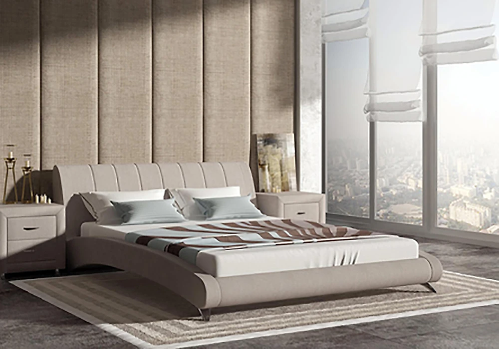 Современная двуспальная кровать Verona-2