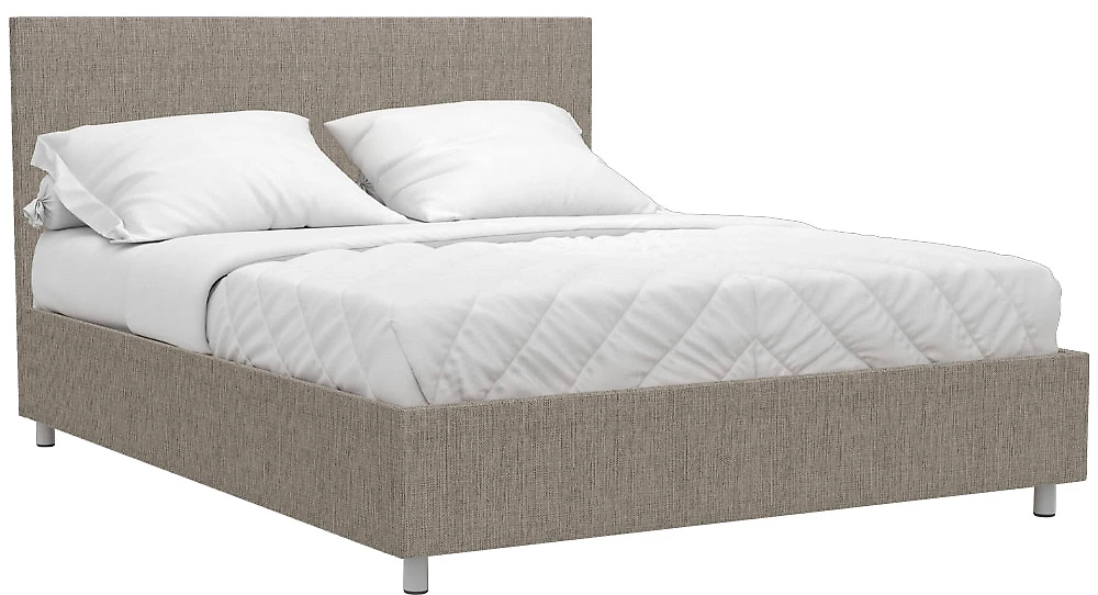 большая двуспальная кровать Белла 160х200 с ламелями Кантри Браун
