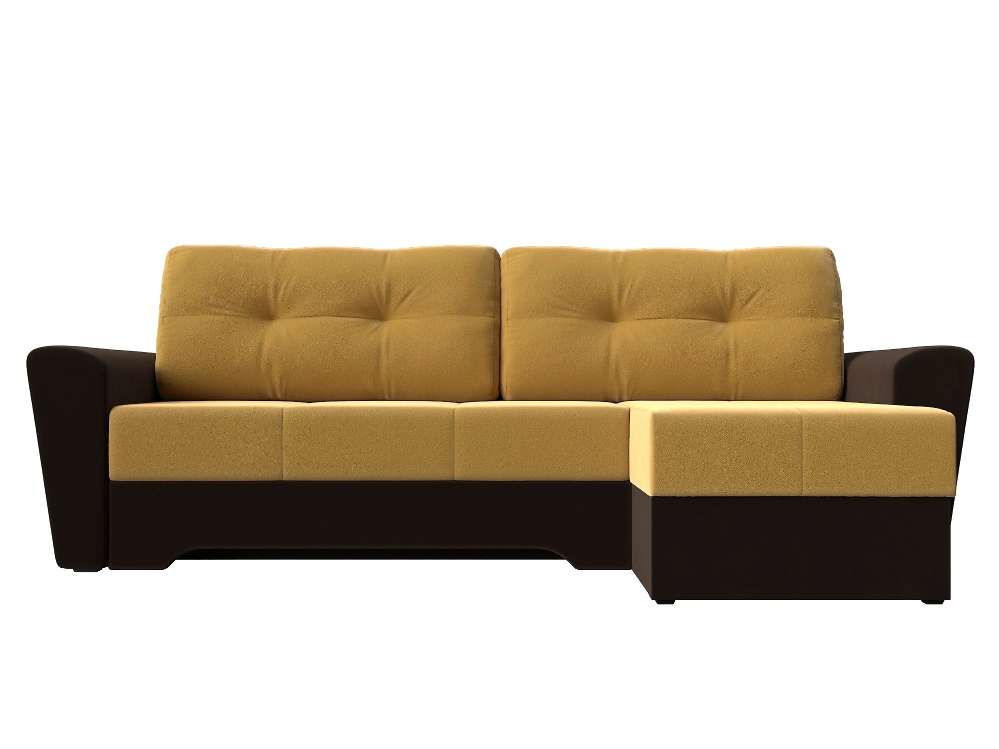 Жёлтый угловой диван  Амстердам Дизайн 25