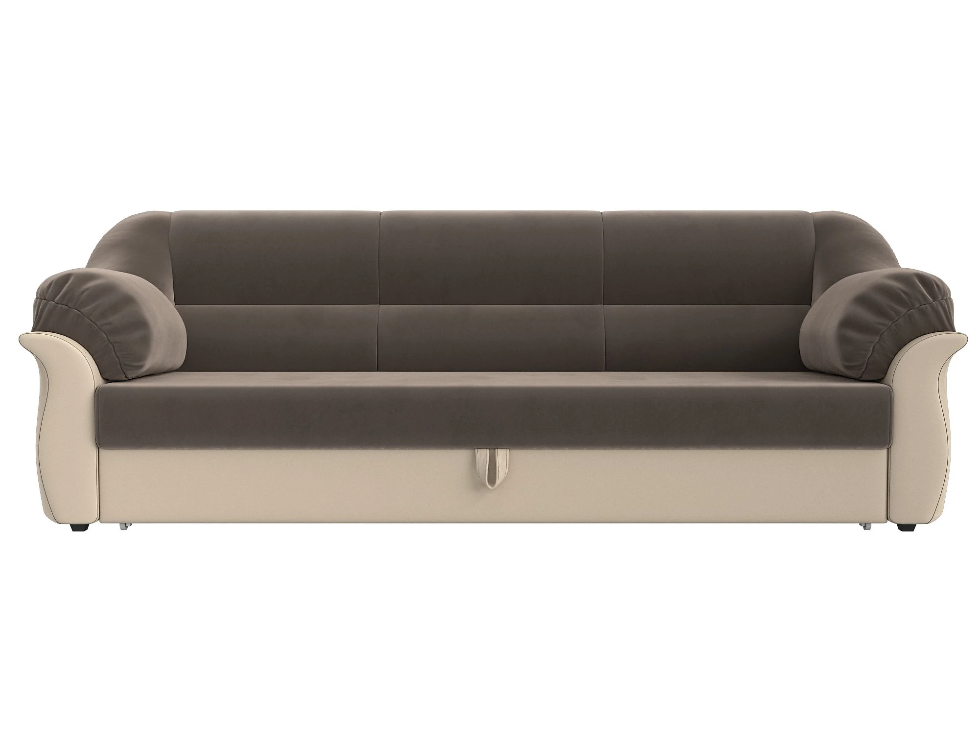 Прямой кожаный диван Карнелла Плюш Дизайн 10