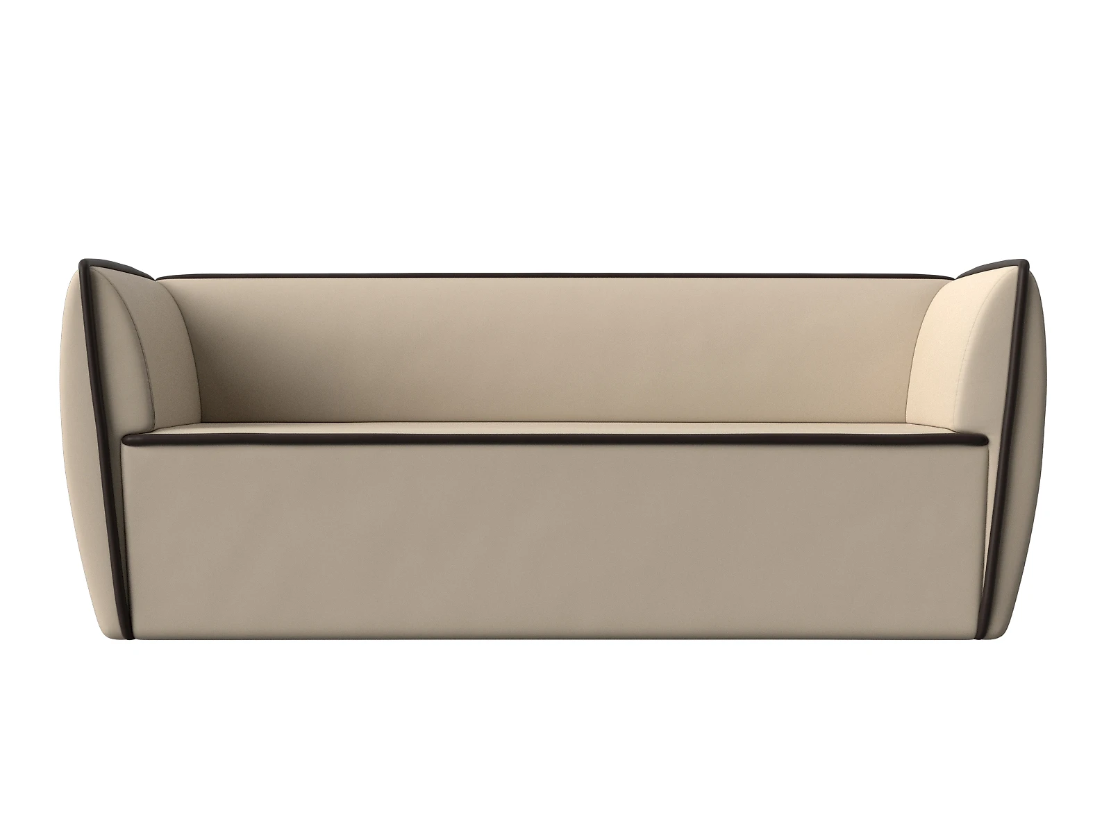 Узкий прямой диван Бергамо-3 Дизайн 24