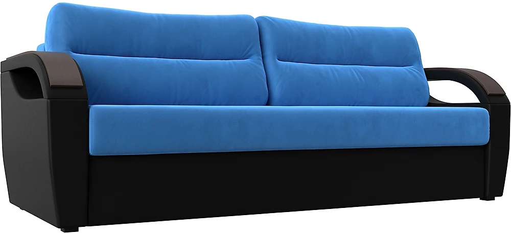диван со спальным местом 140х200 Форсайт Плюш Микс Блю