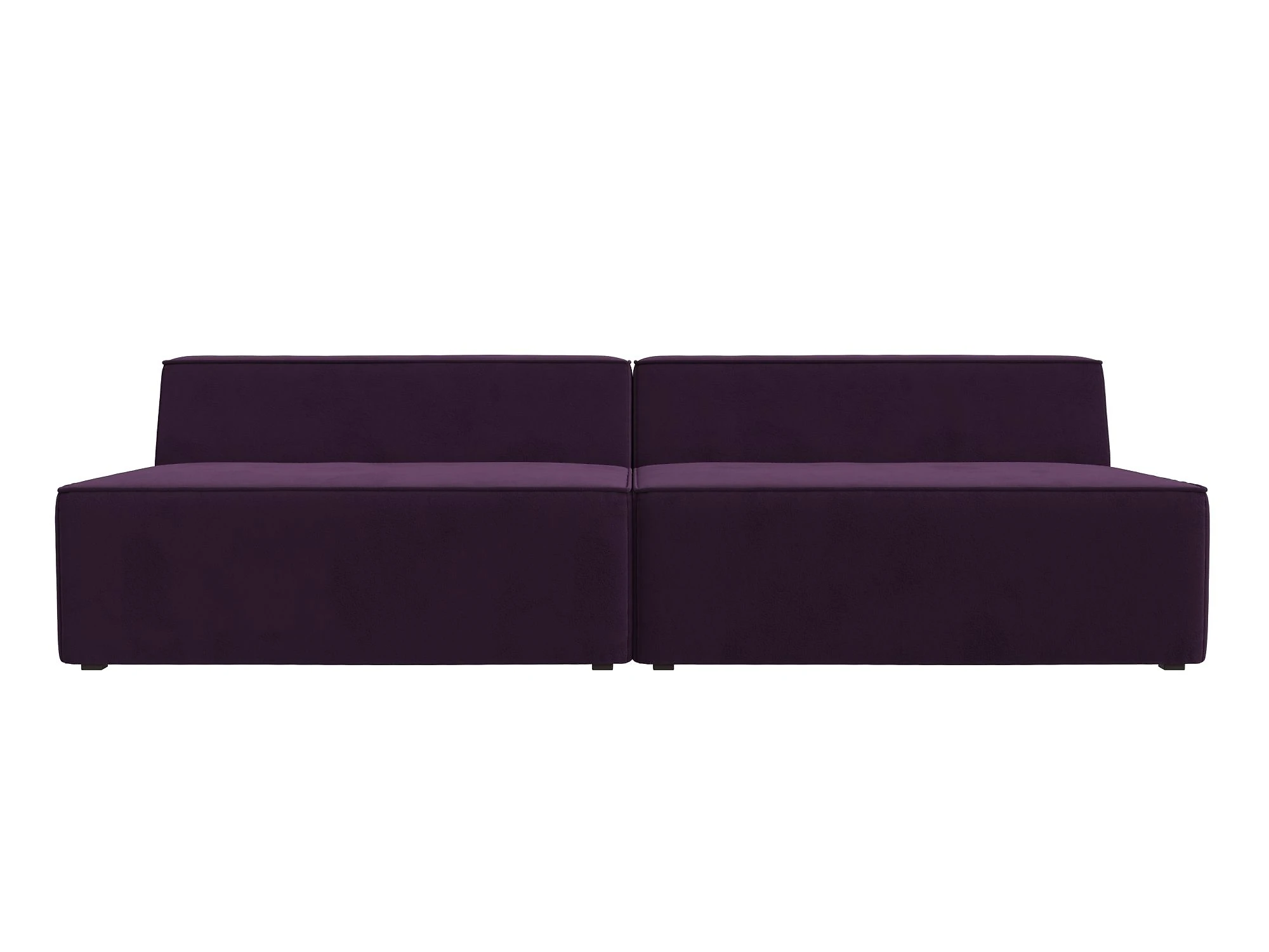 Чёрный модульный диван Монс Плюш Дизайн 15