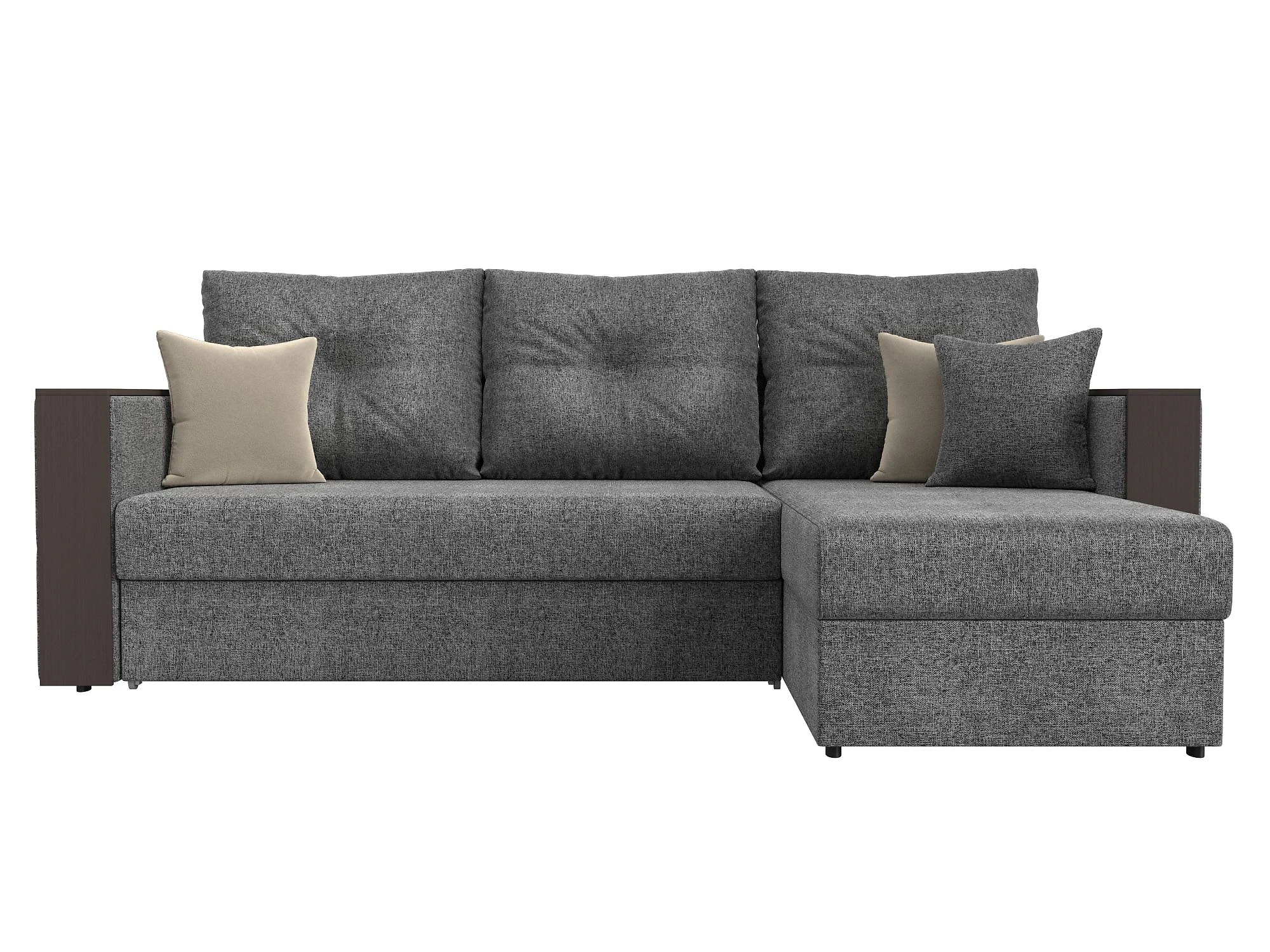 Серый угловой диван Валенсия Кантри Дизайн 1