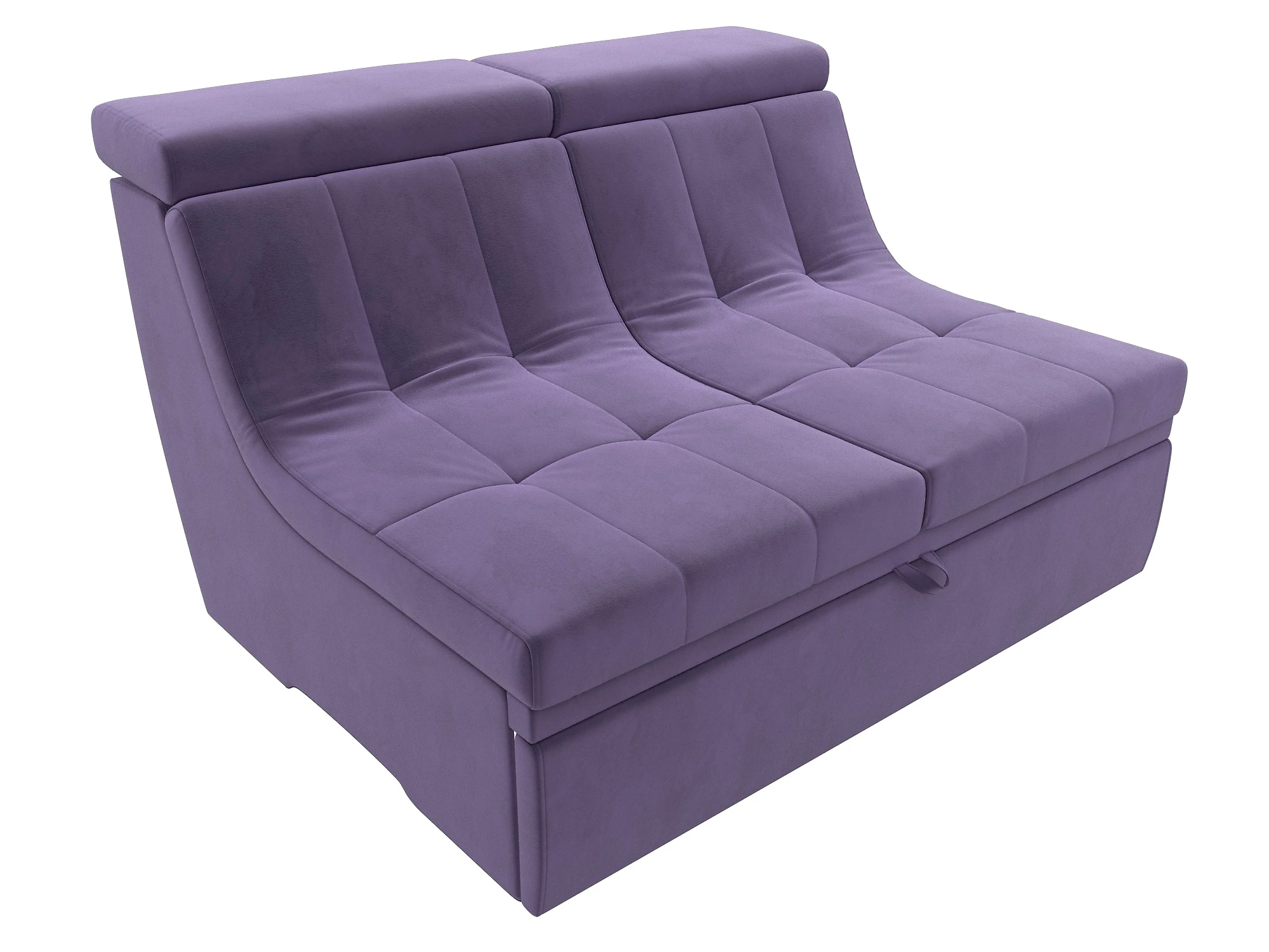 Модульный диван с оттоманкой  Холидей Люкс Плюш Дизайн 7