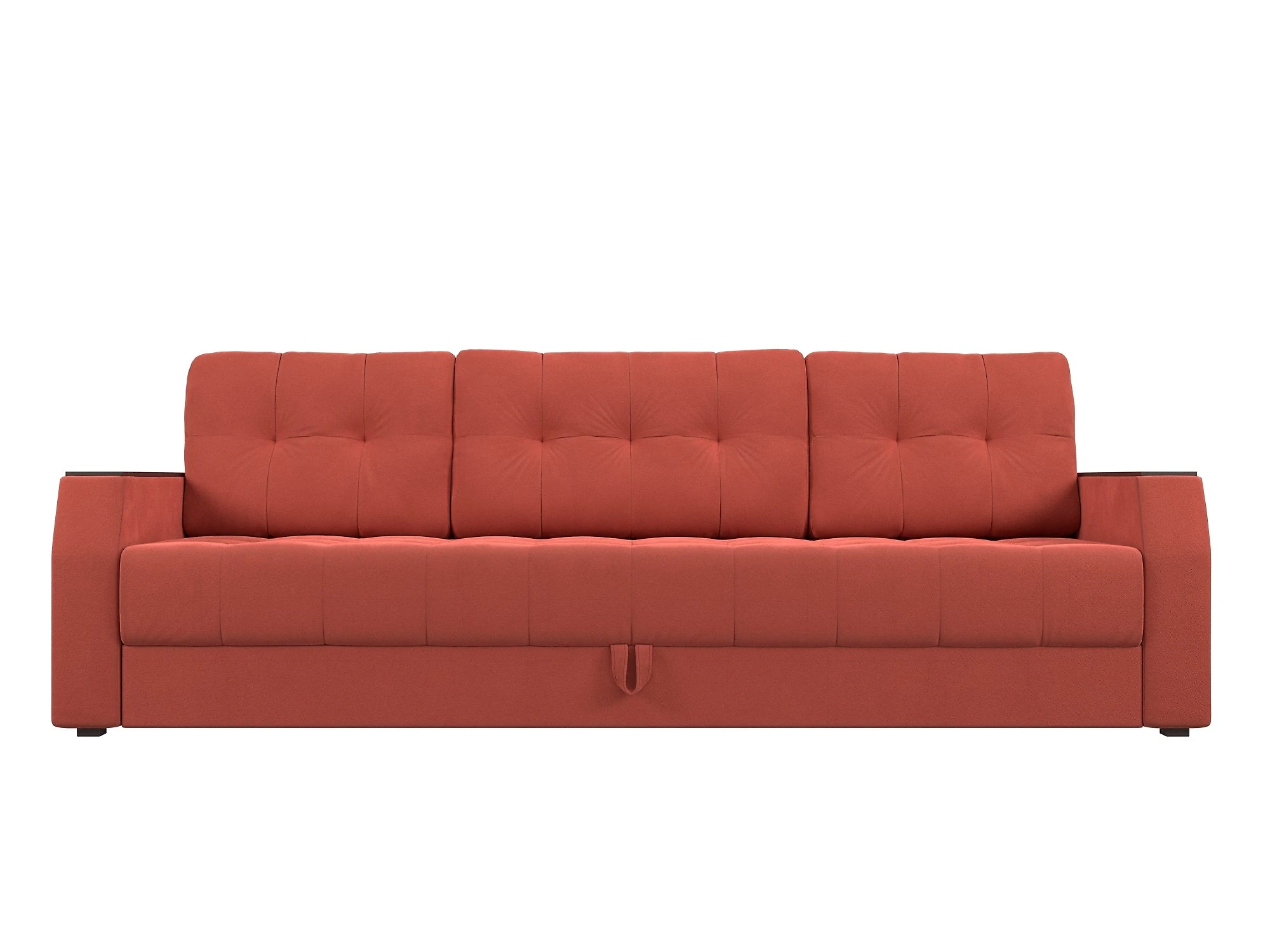 Красный диван Атлантида без стола Дизайн 13