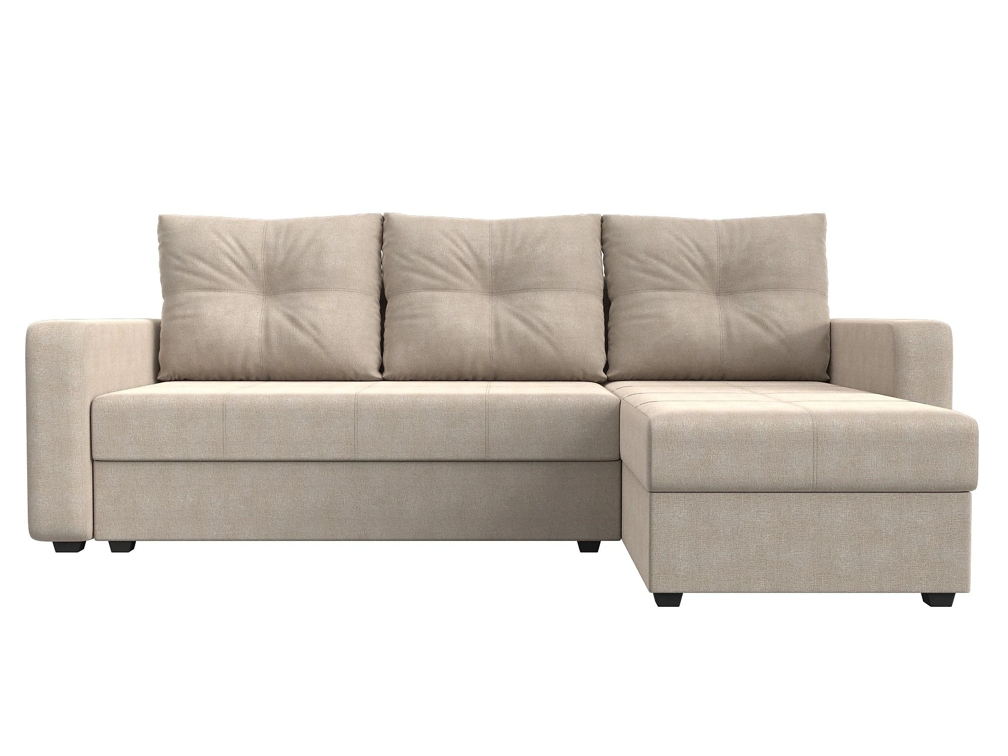 Угловой диван с подушками Ливерпуль Лайт Кантри Дизайн 1