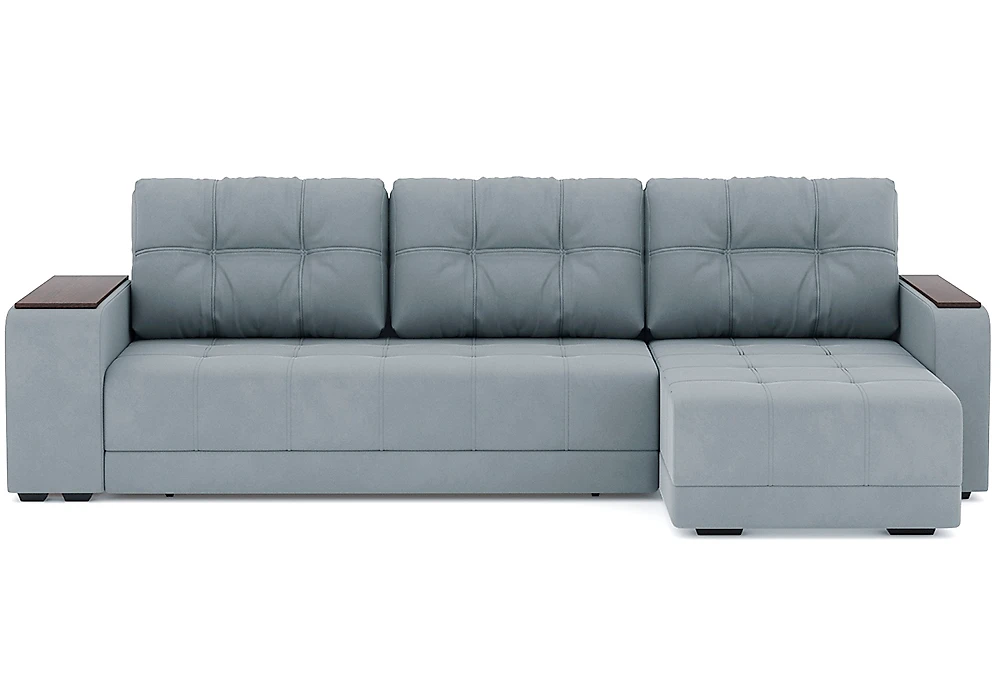 Угловой диван с большим спальным местом Милан Велюр Дизайн 8