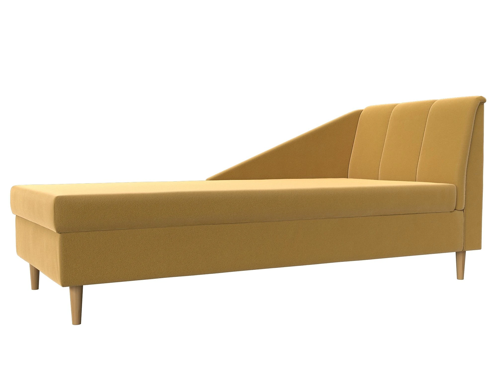 Жёлтый прямой диван Астер Дизайн 9