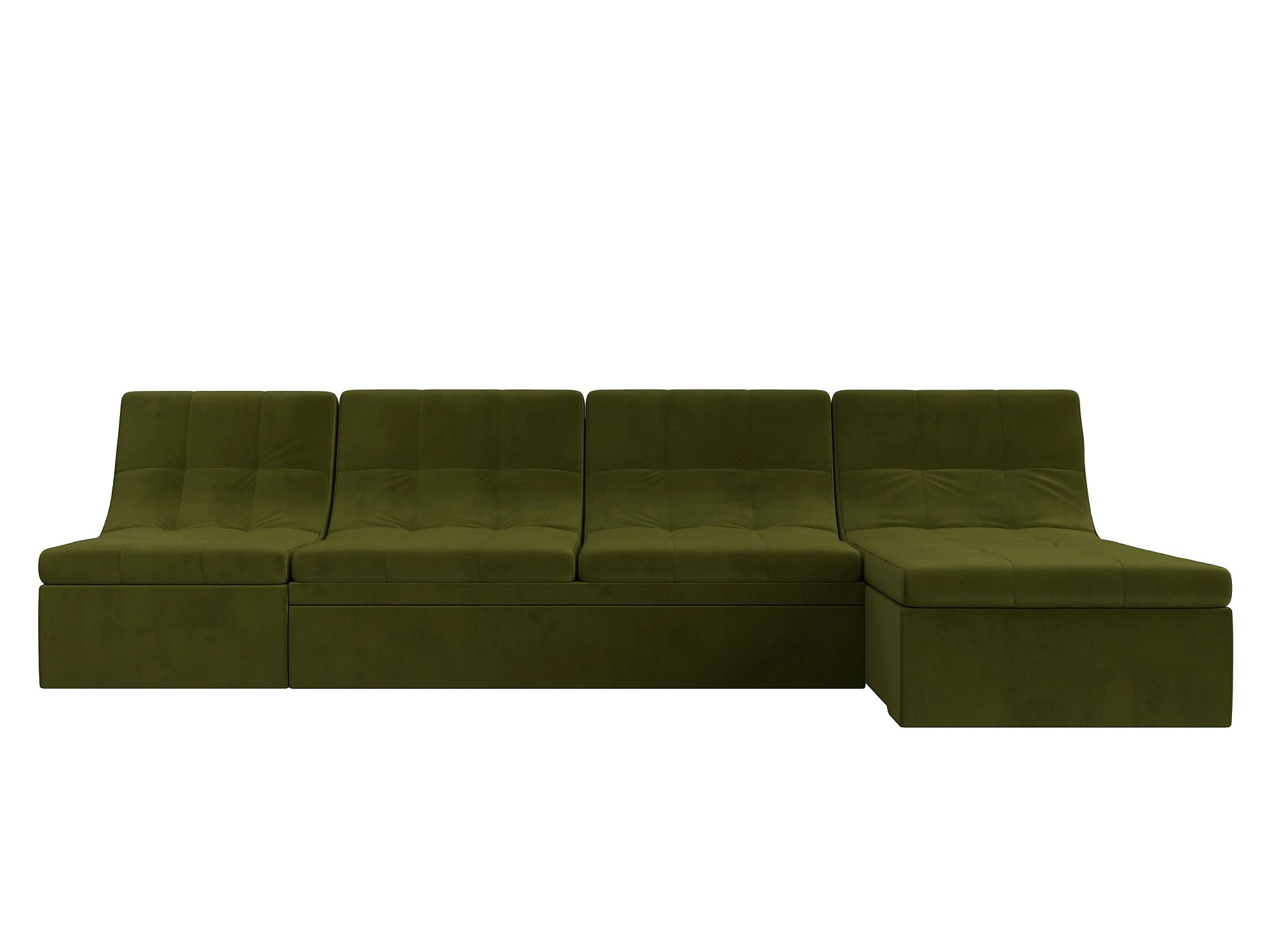 Угловой диван салатовый Холидей Дизайн 2