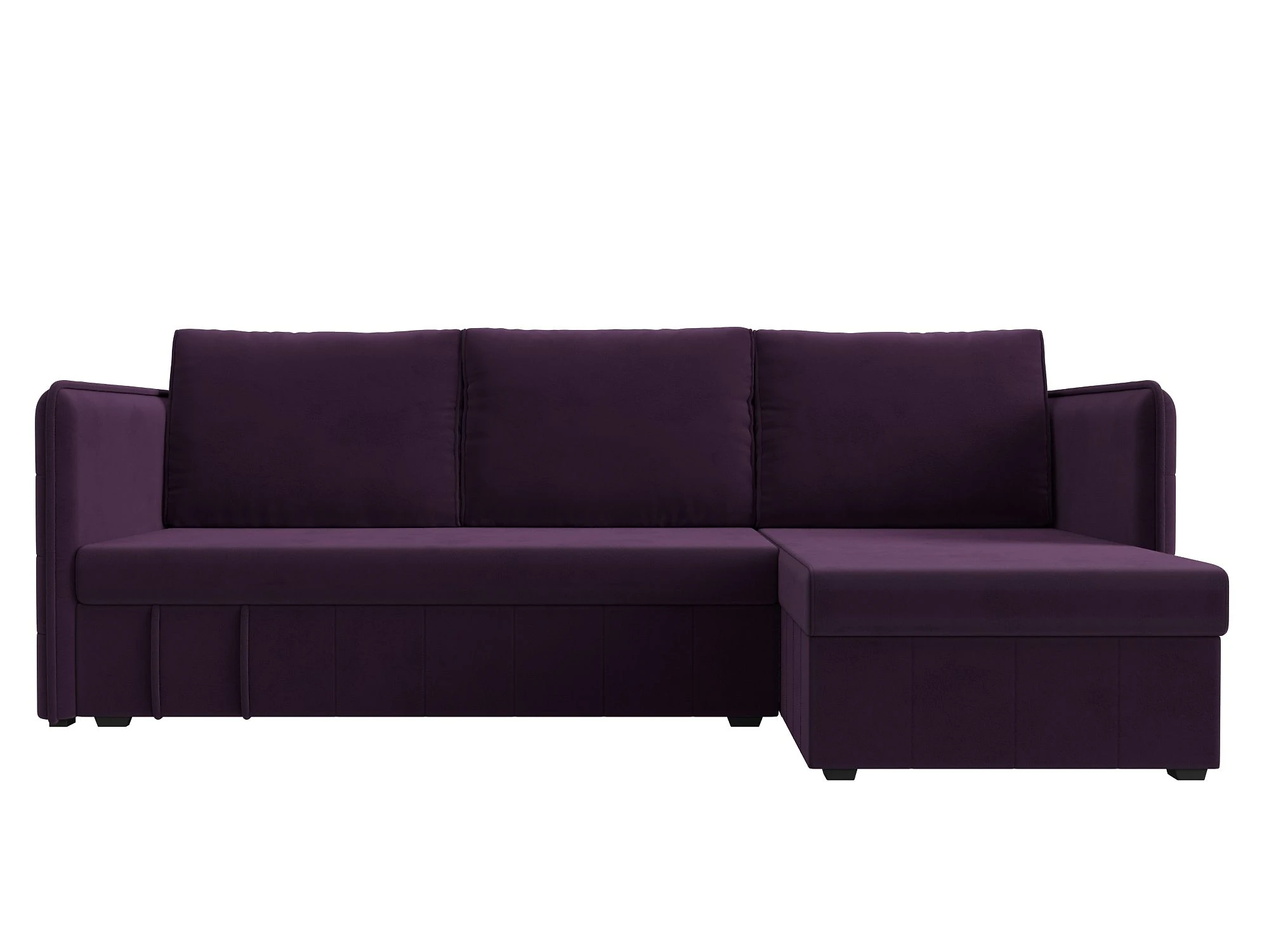 Угловой диван 210 см Слим Плюш Дизайн 6