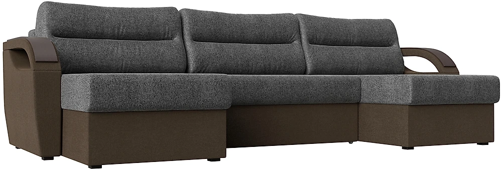 Угловой диван для ежедневного сна Форсайт Кантри Грей-Браун