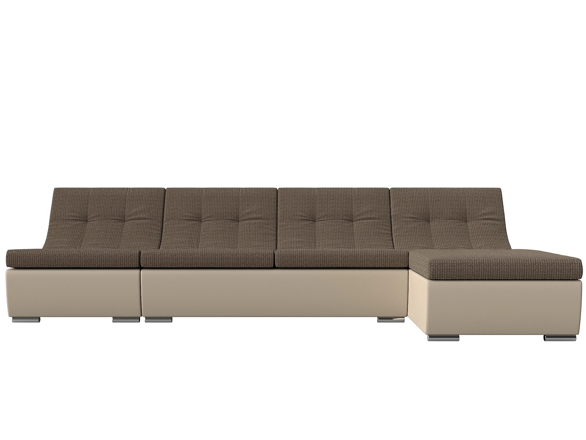 Коричневый модульный диван Монреаль Дизайн 13