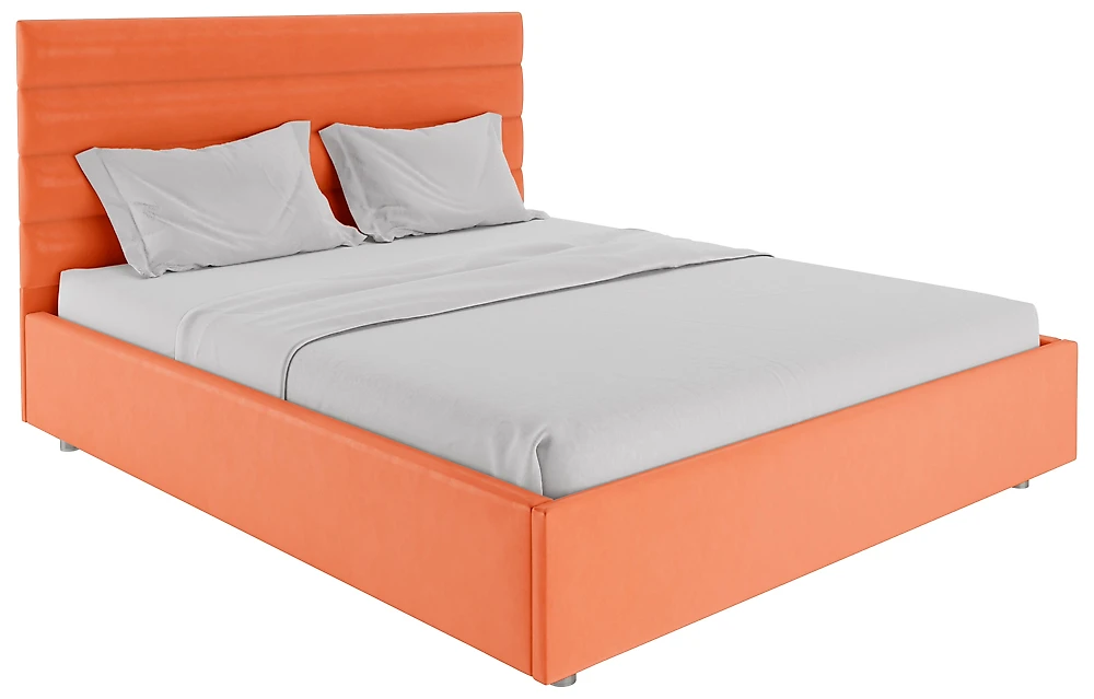 Кровать двуспальная 160х200см Левита с подъемным механизмом Плюш Дизайн 3