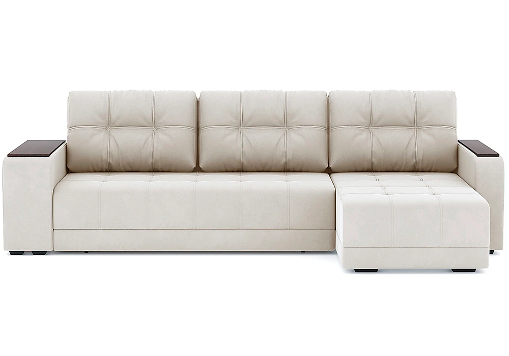 Угловой диван с большим спальным местом Милан Велюр Дизайн 4