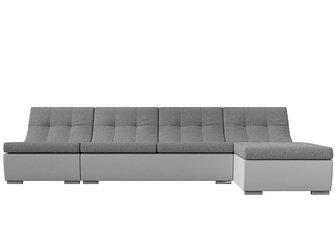 Серый угловой диван Монреаль Кантри Дизайн 4